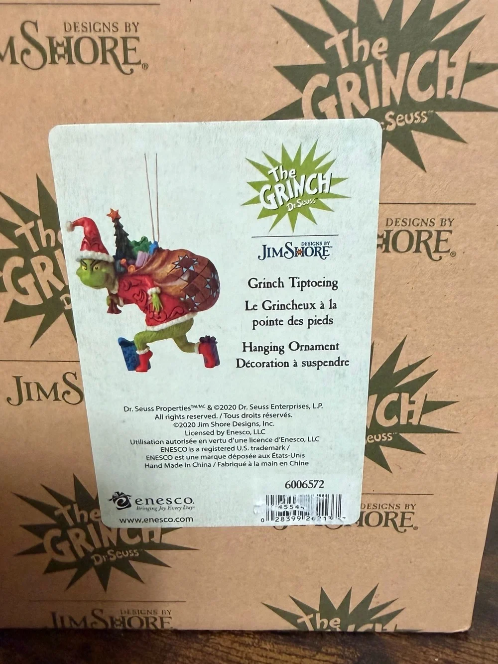 The Grinch Ornament By Jim Shore